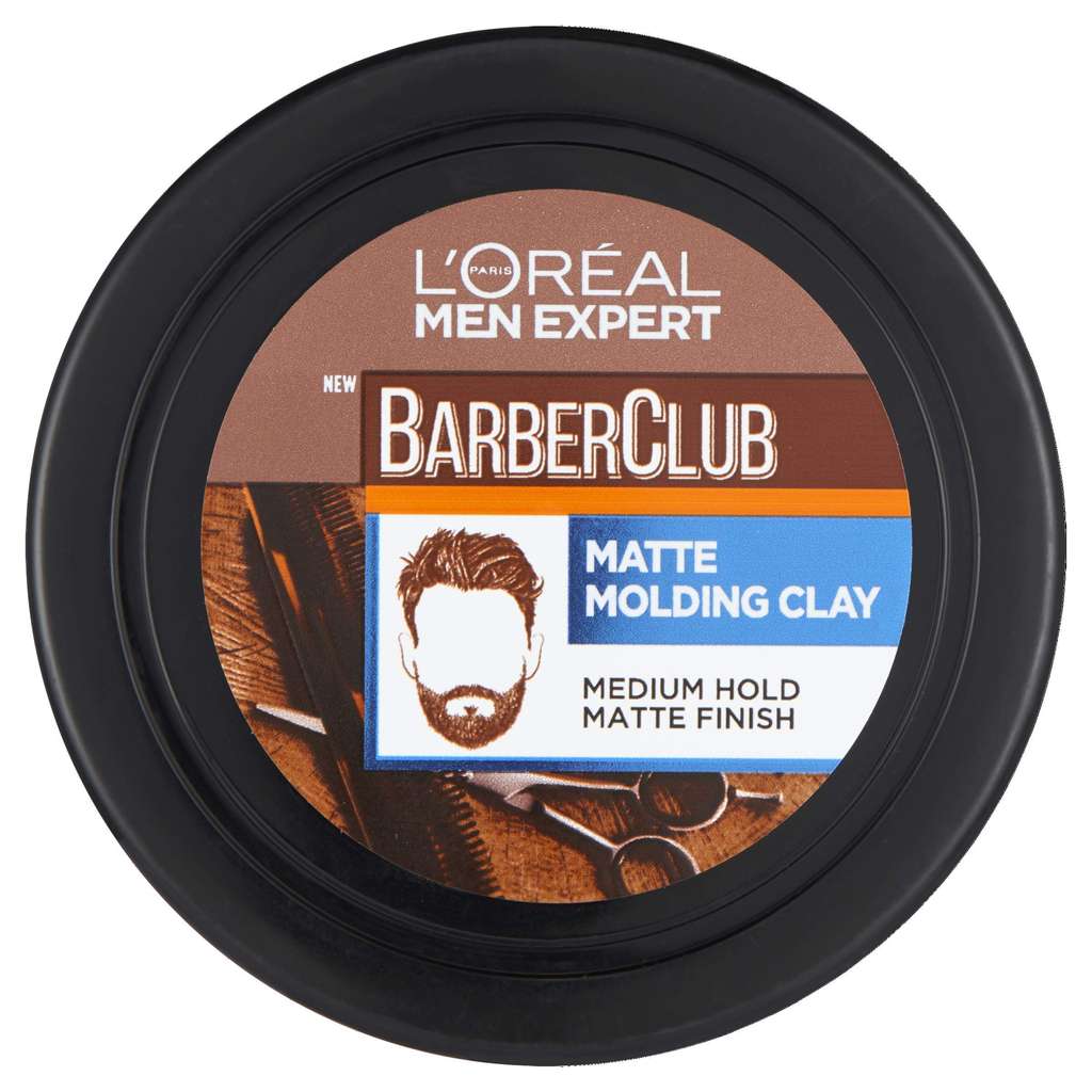 L'Oreal Paris Men Expert Matt Clay Barber Club, l'oréal Matte Molding Clay Hair Styling, 75ml at checkout (£2.10 - £2.70 s&s w/voucher)