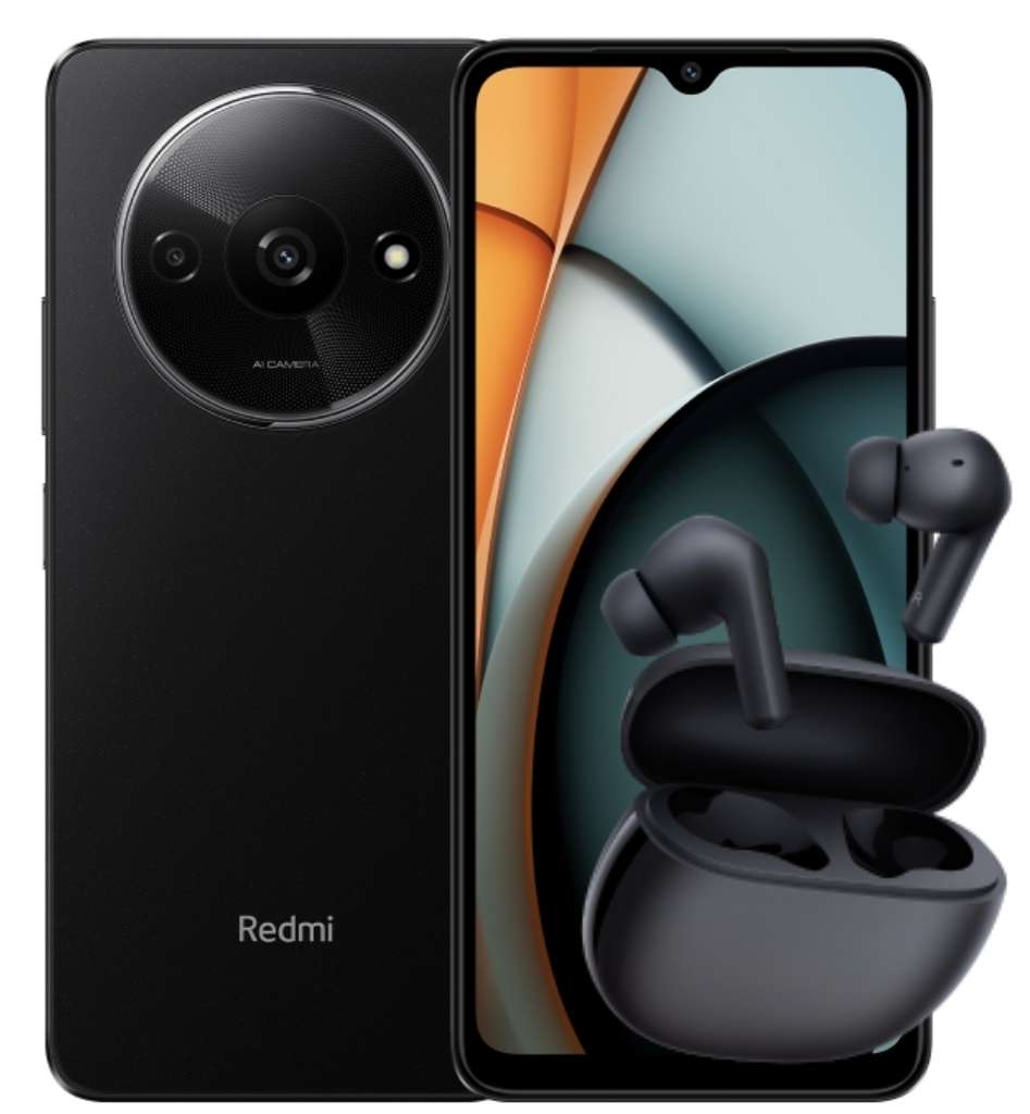 Xiaomi Redmi A3 64GB 3GB Midnight Black Smartphone + Buds 4 Active (£53.10 w/student discount)